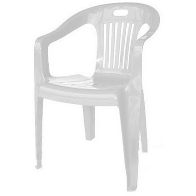 Кресло из пластика N5 Комфорт-1, цвет: белый
