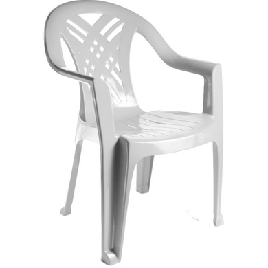 Кресло из пластика N6 Престиж-2, цвет: белый