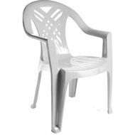 Кресло из пластика N6 Престиж-2, цвет: белый
