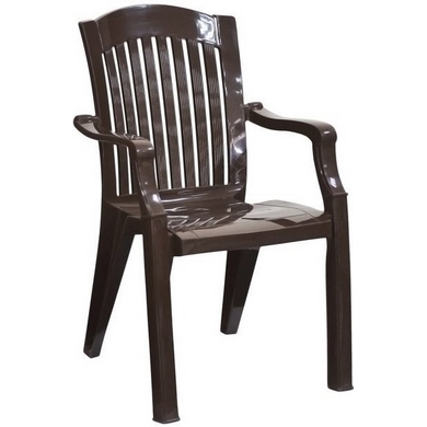 Кресло из пластика N7 Премиум-1, цвет: шоколадный