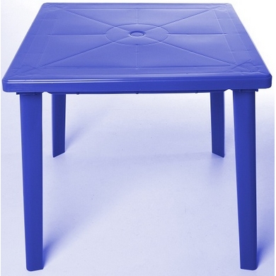 Стол из пластика квадратный, цвет: синий