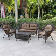 Комплект мебели LV520BB (диван + 2 кресла + стол)