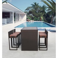 Комплект мебели Шелдон (T390AD-Y390A-W63 6pcs brown)