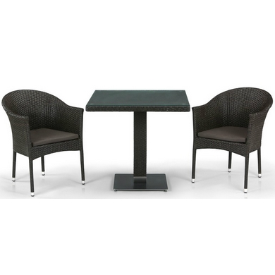 Комплект мебели Беверли (T605SWT-Y350BW51-W53 Brown 2Pcs)