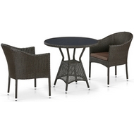 Комплект мебели Бергамо (T707ANS-Y350-W53 Brown 2Pcs)