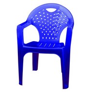 Кресло пластиковое Флинт синее