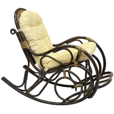 Кресло-качалка 05-11 (тёмно-коричневое)