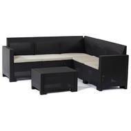 Комплект мебели Set Corner Nebraska HB (Сет Корнер Небраска) темно-коричневый