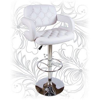 Барный стул 3460 Tiesto (Тиесто), цвет: белый