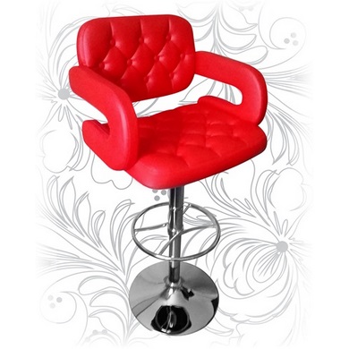 Барный стул 3460 Tiesto (Тиесто), цвет: красный