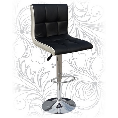 Барный стул 5006, цвет: черно-белый