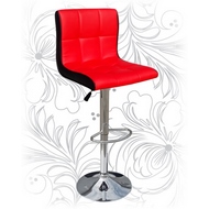 Барный стул 5006, цвет: красно-черный