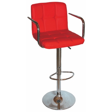 Барный стул 5011, цвет: красный