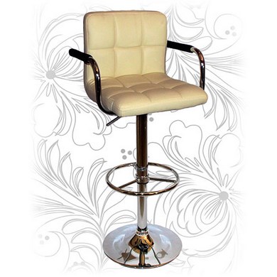 Барный стул 5011, цвет: кремовый