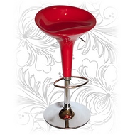 Барный стул 1004 Bomba (Бомба), цвет: красный