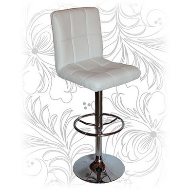 Барный стул 5009 Kruger (Крюгер), цвет: белый