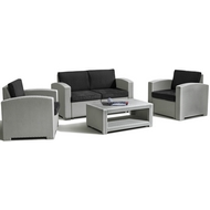 Комплект мебели Lux 4 (светло-серый, тёмно-серый)