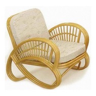 Кресло для дачного набора 01- 06B натуральный ротанг, мед