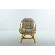 Кресло для дачного набора 01- 13B натуральный ротанг, мед