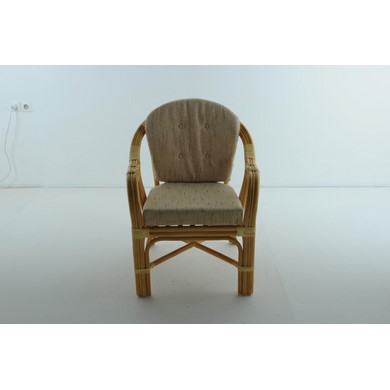 Кресло для дачного набора 01-28B натуральный ротанг, мед
