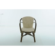 Кресло для дачного набора 02-13B натуральный ротанг, олива