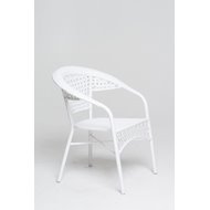 Кресло GG-04-04 дачное белое (техноротанг)