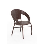 Кресло GG-04-06 дачное коричневое (техноротанг)