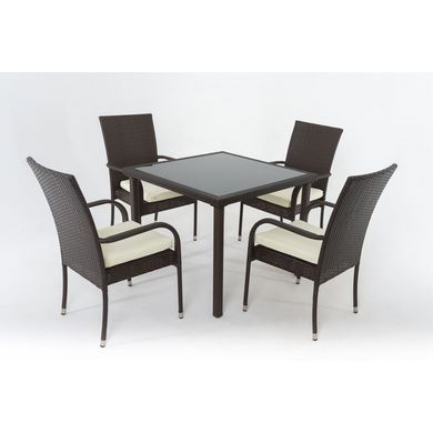 Обеденный набор F0824 (стол и 4 кресла)