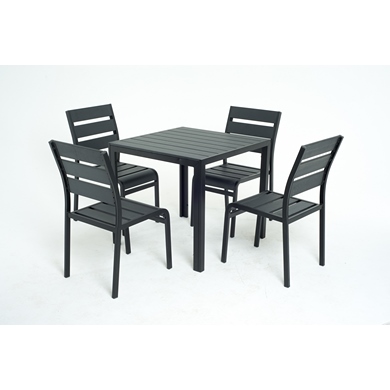 Набор для обеда: DS-03-01 стол и 4 кресла (искусственный ротанг)