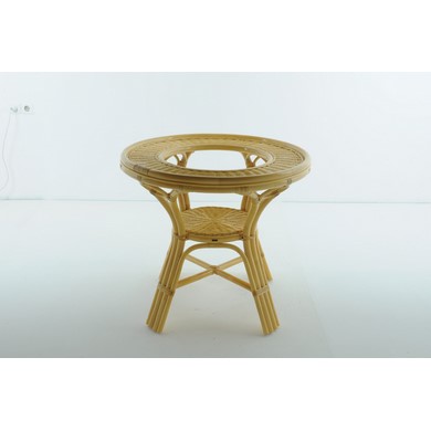 Стол для дачного набора 02-09A натуральный ротанг, мед