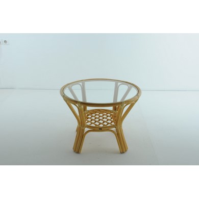 Стол для дачного набора 01-28A натуральный ротанг, мед