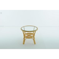 Стол для дачного набора 02-04A натуральный ротанг, мед