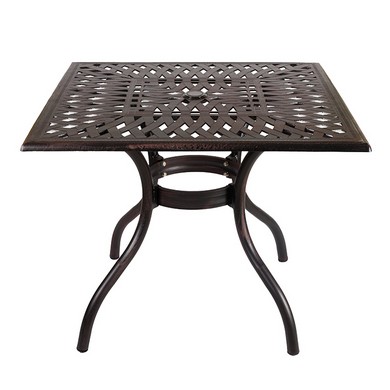 Стол Lotus Square Table (SD1044T) бронза